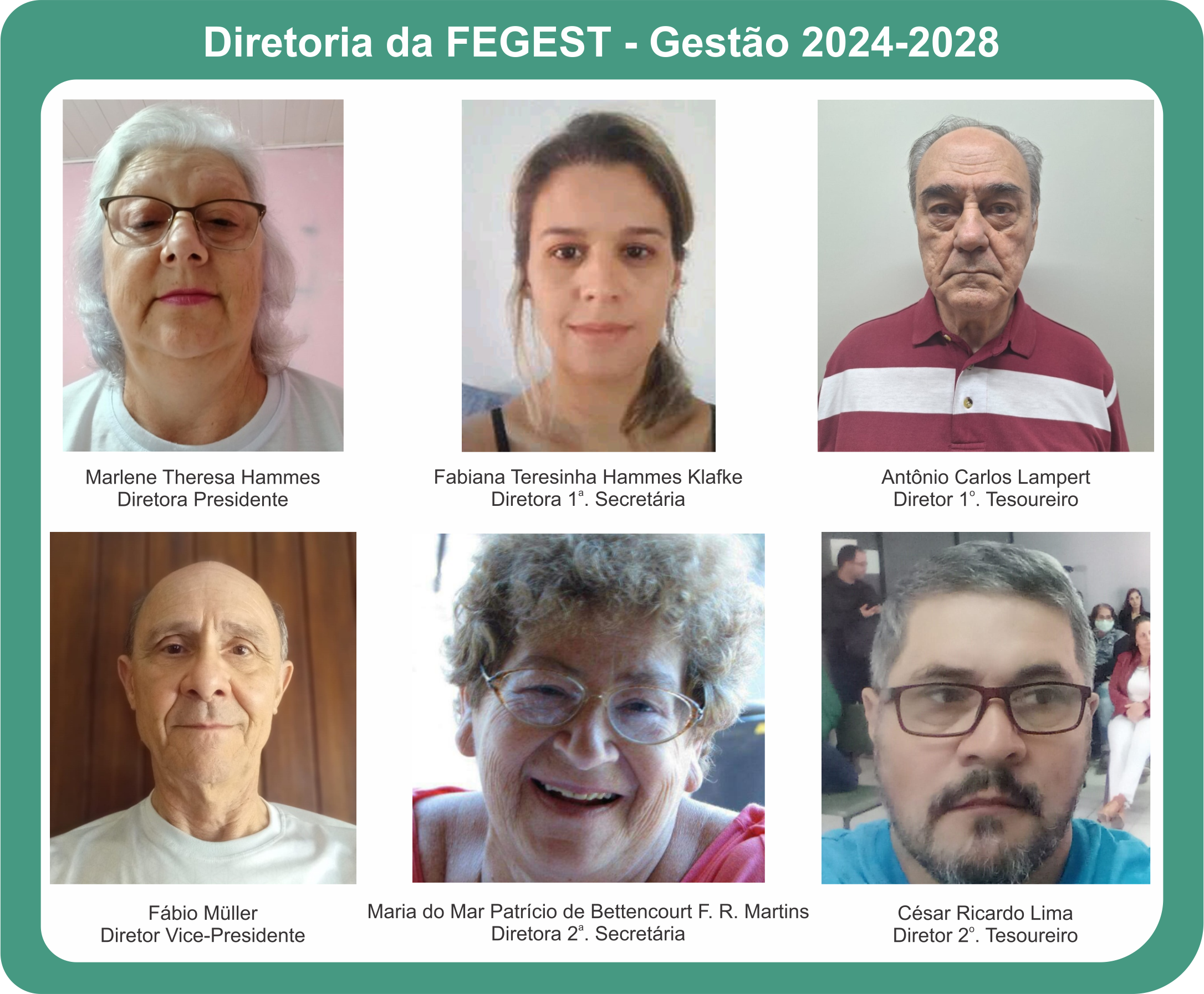 diretores da fegest